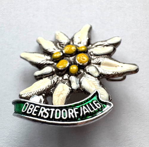 Trachtenbrosche edelweiß - trachtenbrosche,