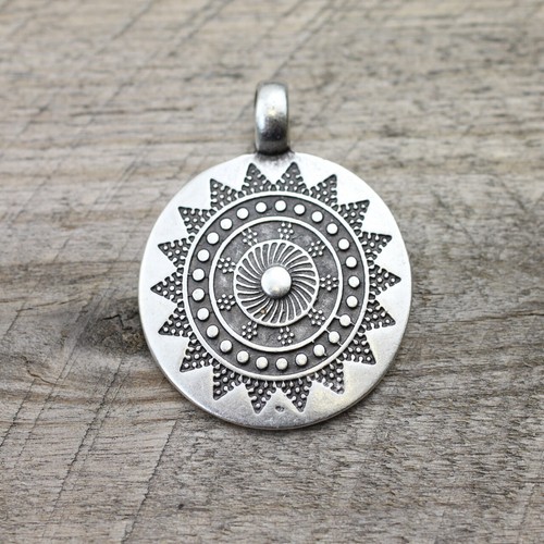 Sonnen mandala anhänger - sonnen,