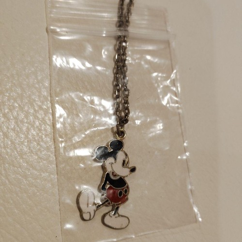 Vintage mickey mouse - mickey, halskette