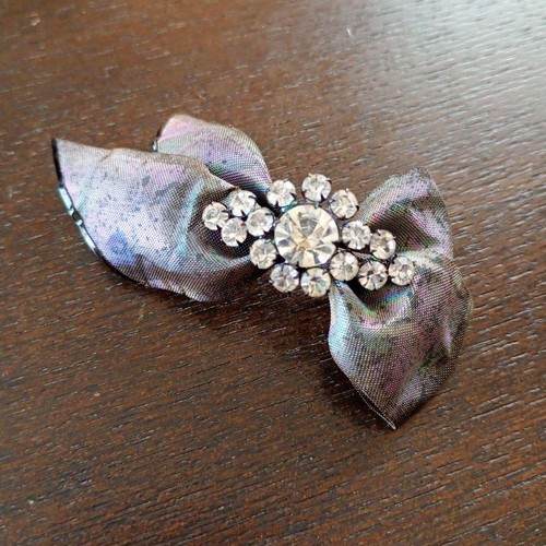 Vintage strass brosche - vintage,
