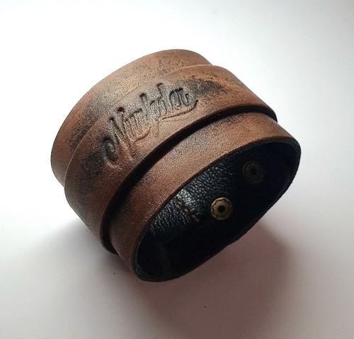 Handmade lederarmband armband - ,