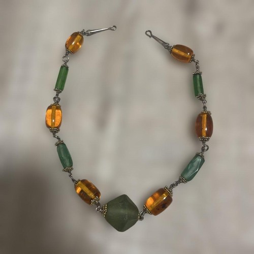 Vintage bernstein halskette - vintage,