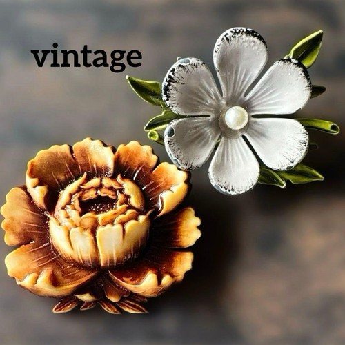 Vintage broschen set - vintage,