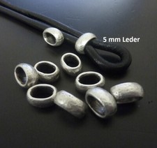 10 Metall Schiebeperlen f