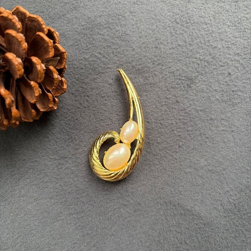 Vintage gold brosche damen - vintage,