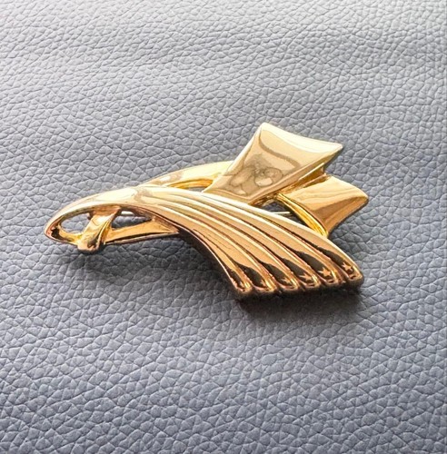Vintage gold brosche - vintage,