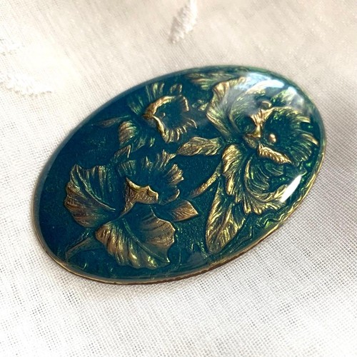 Vintage brosche blumen design - vintage,
