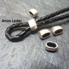 10 Metall Schiebeperlen, Antik