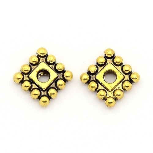 Metall spacerperlen gold - 25,