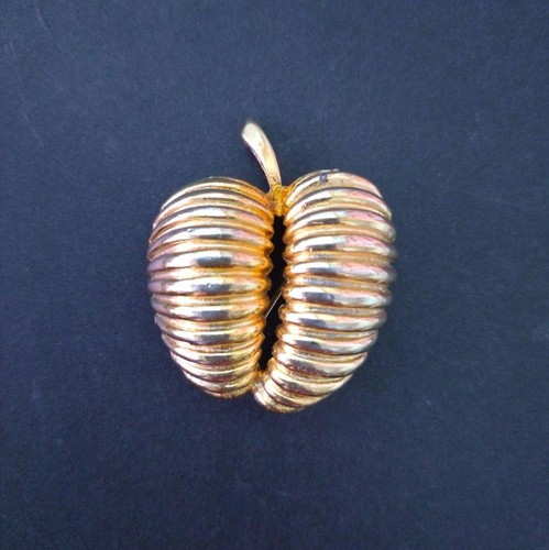 Vintage apfel brosche - vintage,