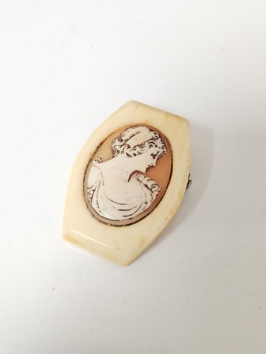 Antike vintage kamee brosche - antike,