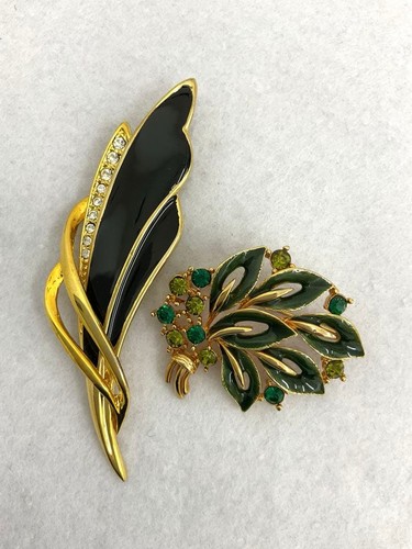 Vintage gold brosche - vintage,